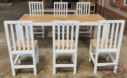 โรงงานผลิตโต๊ะไม้ร้านอาหาร - ขายโต๊ะไม้ผลิตจำหน่ายโต๊ะเก้าอี้ไม้